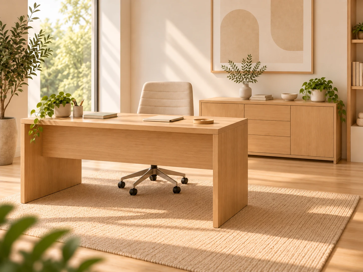 Muebles de oficina de madera fabricados en Monterrey